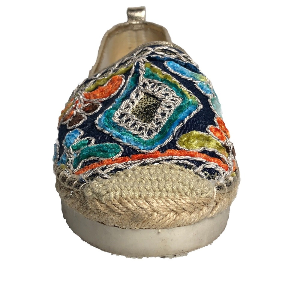 Patrizia by Spring Step Espadrille Embroidered Floral Slip On Loafer Shoes - Picture 13 of 16
